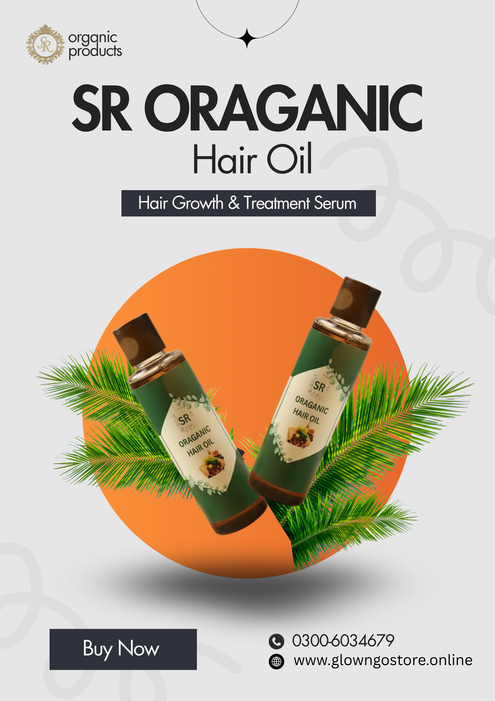 SR Oraganic hair oil
