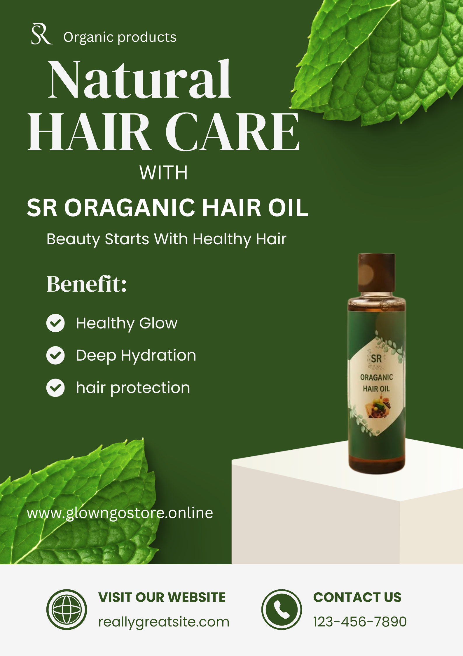 SR Oraganic hair oil